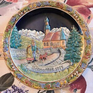 Weihnachten Collector Plate 1975
